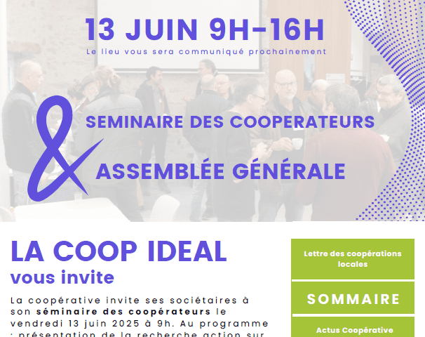 Cette image représente la page de garde de notre newsletter Hiver 2025